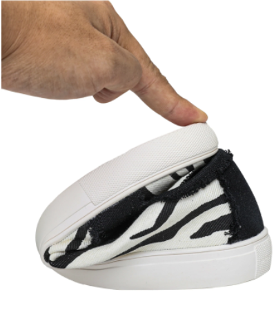 Montana West Zebra Pattern Printed Canvas Shoes