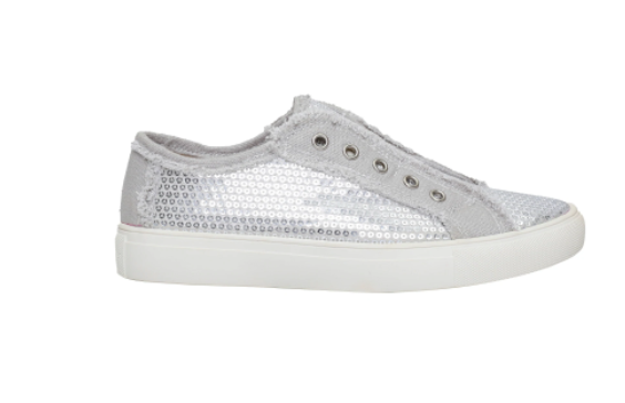 Montana West Sequins Shoes (Silver)