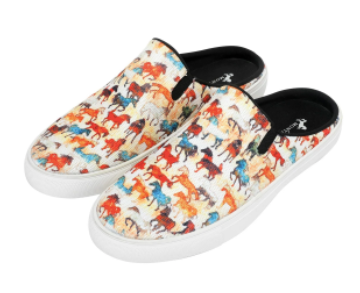 Montana West Western Print Collection Sneaker Slide (Multi)